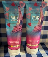 2 - Bath  Body Works Paris Amour Ultimate Hydration Body Cream 8 oz Set
