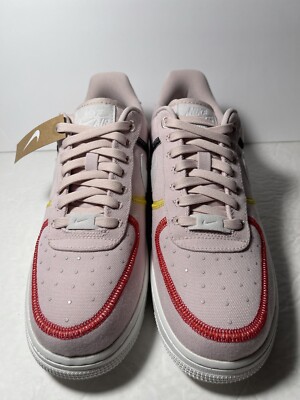 Nike Air Force 1 '07 LX Stitched Canvas Siltstone Red Womens