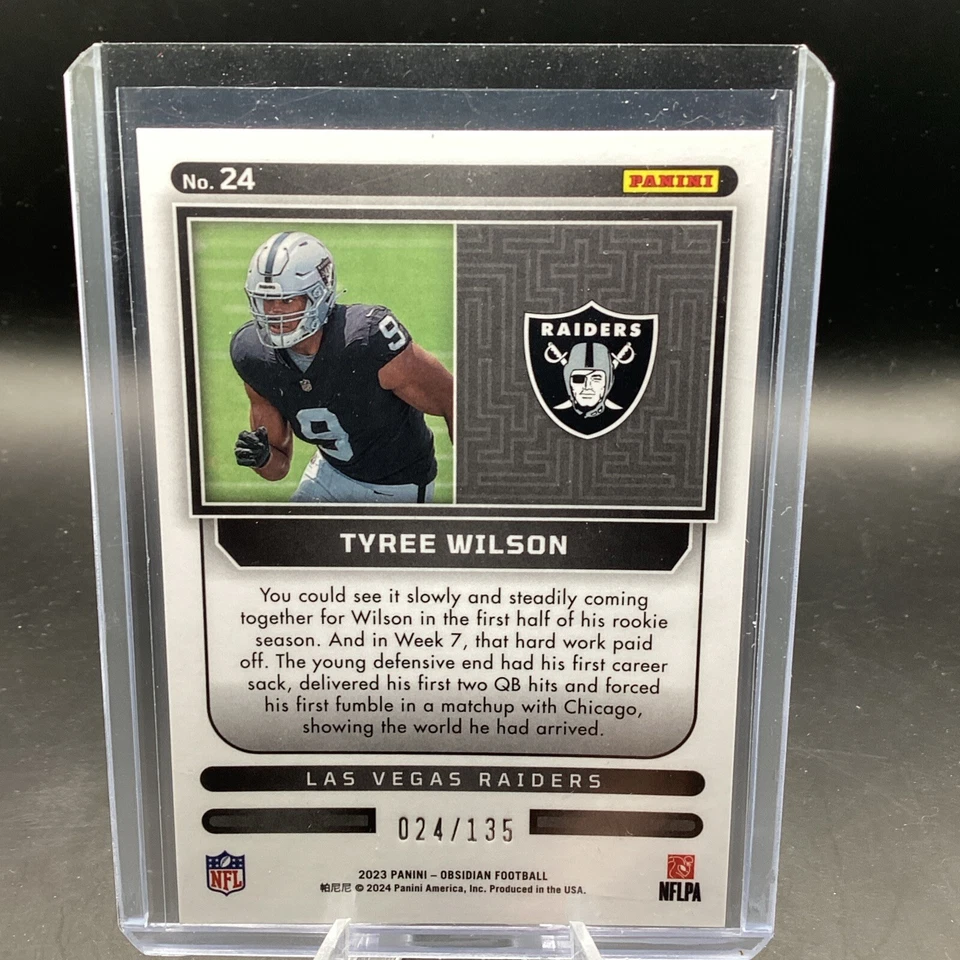 2023 Panini Obsidian - Supernova #24 Tyree Wilson /135 (RC) - Image 2 of 4