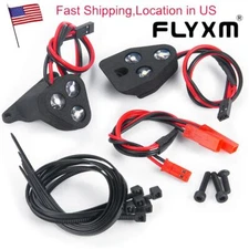 FLYXM Headlight Taillights Front&Rear Lamp for 1/8 ARRMA Typhon 6S BLX/TLR Buggy