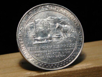 Pony Express Termination Centennial 1961 So-called dollar struck