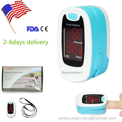 Pulse Oximeter Blood Oxygen meter Heart Rate SpO2 Patient Monitor CMS50m