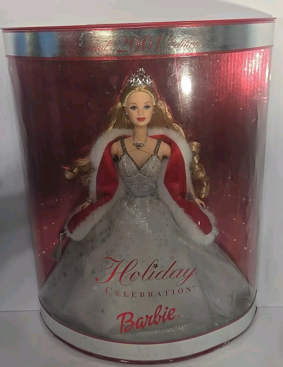 2001 Holiday Celebration Barbie Doll Special Edition Blonde Hallmark