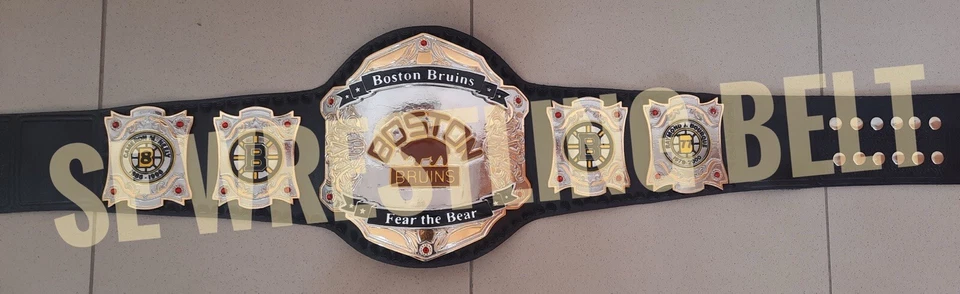 NOVO cinto de luta livre Boston Burins Fear The Bear World Heavyweight Championship 2m - Imagem 2 de 3
