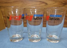 3 VERY RARE Budweiser Beer Glass Lot únete a la revolución Join The Revolution