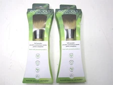 Ecotools Fluffy Makeup Brush For Loose Powder with Bamboo Handle - Lot of 2 