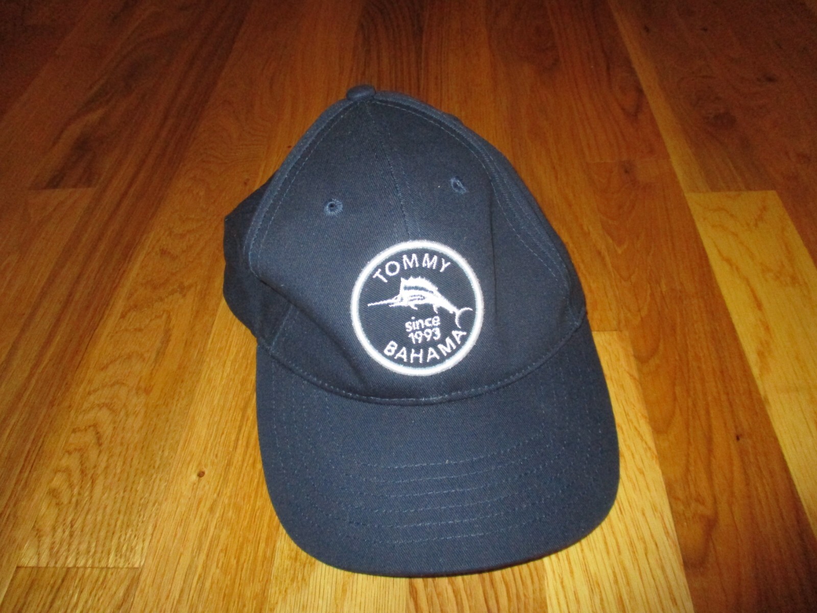 Tommy Bahama Navy Blue Embroidered Baseball Cap Hat