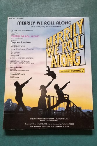 Merrily We Roll Along Vocal Score Songbook Sheet Music 1981 Revelation 251 Pages