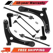 For Campass Patriot Caliber Front Lower Control Arm Ball Joint Tie Rod Ends 8pcs