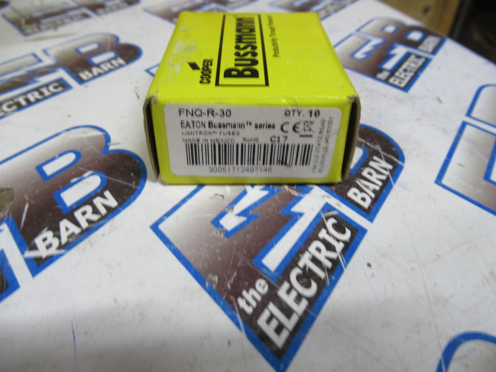 Fusible Bussmann/EATON FNQ-R-30 30A 600V – Retardement, 10x38 Mm, Origine