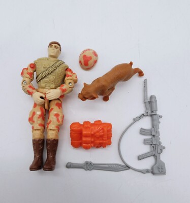 GI Joe ARAH Spearhead and Max v1 Action Figure 3.75'' 1988 Complete