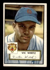 1952 Topps #244 Vic Wertz - VG - EXACT SCAN - LOW GRADE SET FILLER