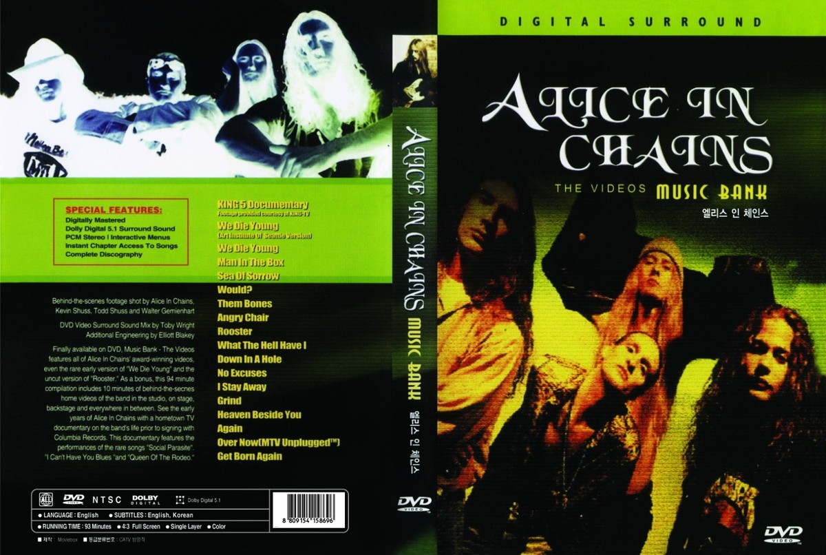 Alice in Chains - the Videos Music Bank (DVD,All,New) | eBay