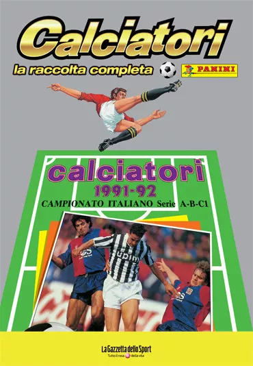 Panini Calciatori The Collection Complete 1991-92 1992 Journal