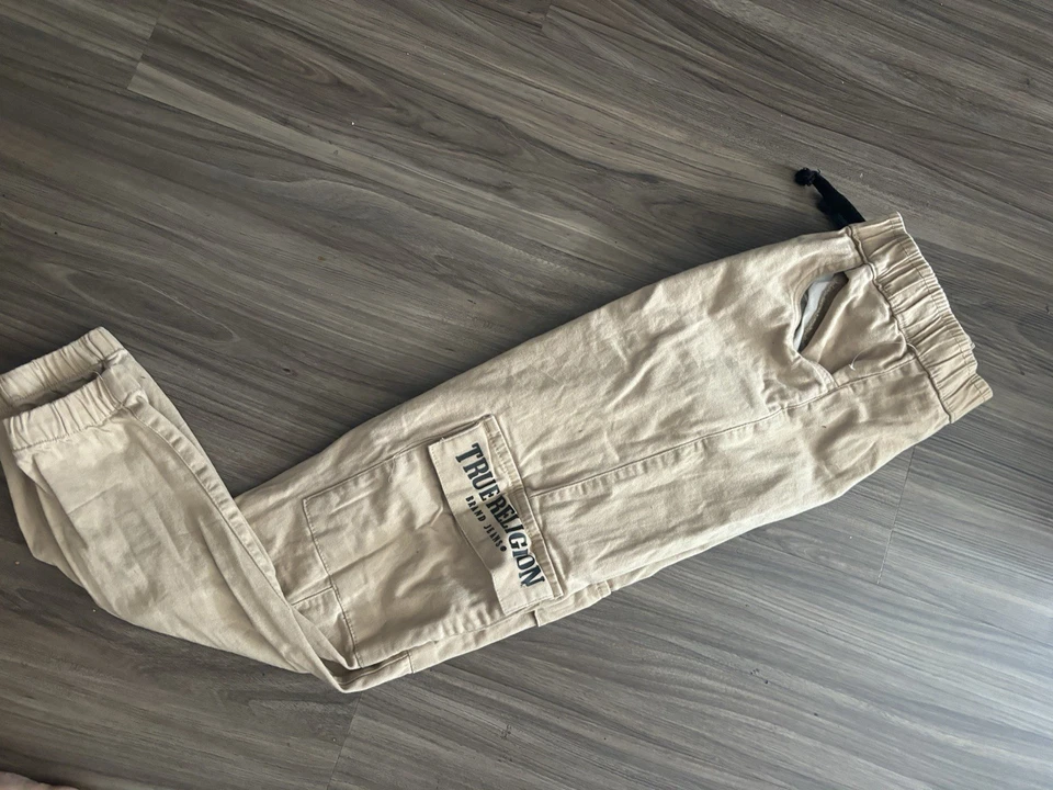 Calça jogger True Religion Cargo infantil tamanho M - Imagem 3 de 4