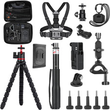 Basics 16 in 1 Accessories Kit Compatible with DJI OSMO Pocket 3, Mini Tripod Se