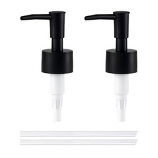 2Pack Pumps Lotion Soap Dispenser Replacement Pump for Your Liquid Black