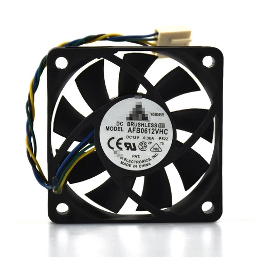 Cooling fan AFB0612VHC for Delta PWM Cooler 2pin 3pin 4pin 60*60*15mm 12V 0.36A