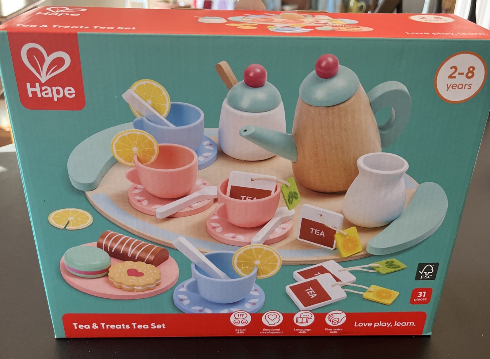 31 Pieces Pretended Play 2-8 Years  ~new~