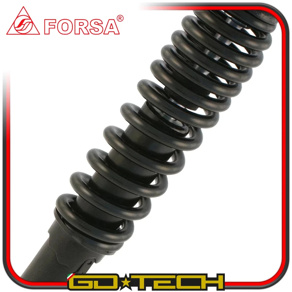 Amortisseur Arrière Réglable FORSA Pour Aprilia Scarabeo 50 2T Minarelli, Noir - Photo 3/4