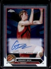 2023-24 Topps Chrome Gradey Dick Auto Autograph RC Rookie #CG-GD Raptors