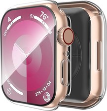 2 Pack Case for Apple Watch SE 3/SE 2/Series 6 40mm with Tempered Glass Protecto