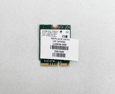 L22634-005 HP WLAN  Ac+Bt5 Int M2 2230 Nv Envy 17M-Ce0013Dx ''GRADE A''