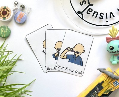 Zähneputzen 25mm magnetische visuelle Aufforderungen