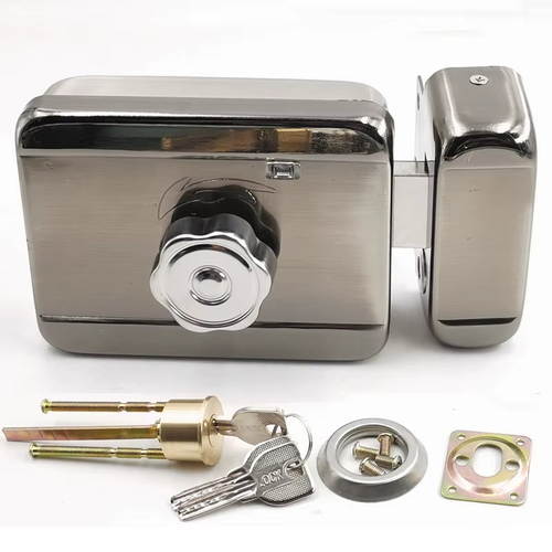 DC 12V Metal Electric Lock Gate Lock Strike Lock Access Control System  - Picture 1 of 10