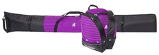 Athalon Deluxe Two Piece Ski and Boot Bag Set, Purple/Black