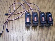 (4) Axial 1/10 RBX10 RYFT Spektrum S614S Metal Gear Steering Servos 15kg 208oz