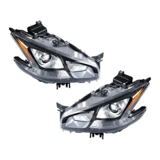 Labwork Left+Right Side Headlight For Nissan Maxima 2009-2014 HID W/Sport Pkg
