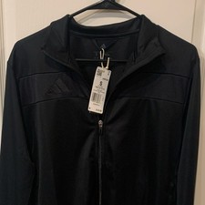 adidas Tiro EST TR JK Men's Black Track Jacket Full-Zip Size S Soccer