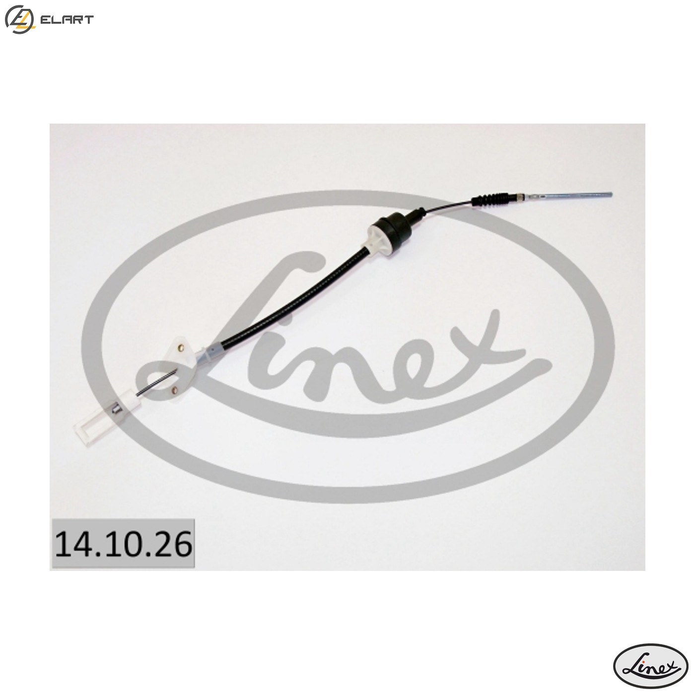 CABLE PULL CLUTCH CONTROL 14.10.26 FOR FIAT 176A5.000/B3.000/B7.000 1.7L 4cyl
