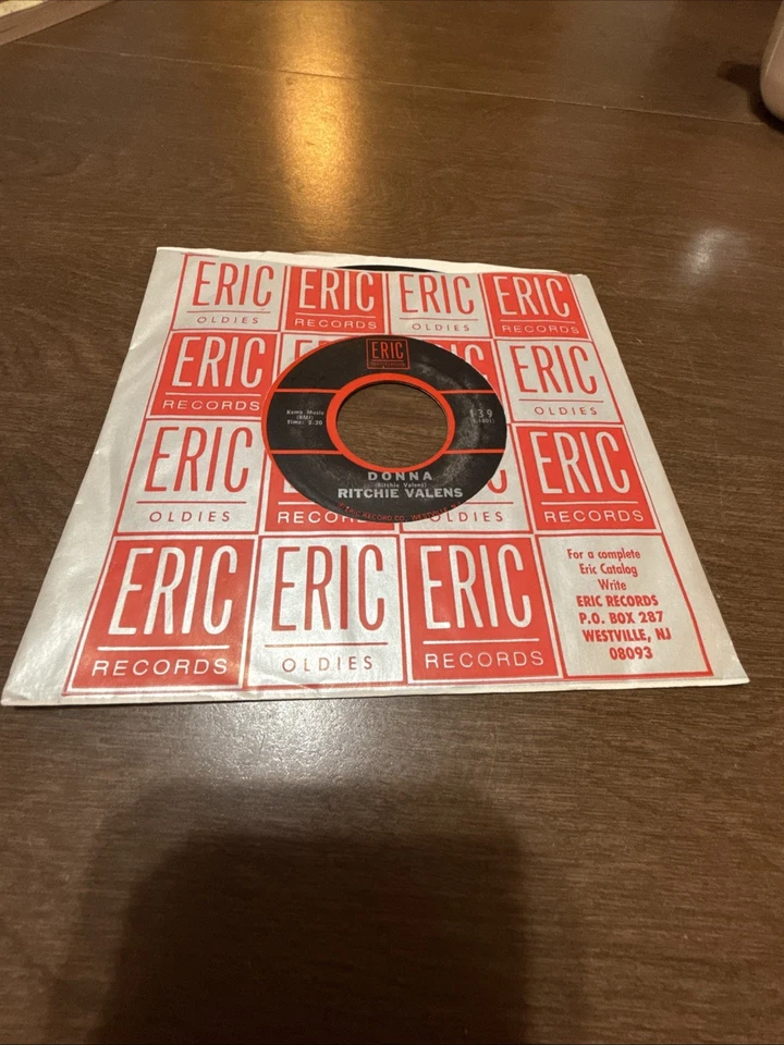 Vintage Eric Records Richie Valens La Bamba Donna Vinyl Record 45 - Image 2 of 4