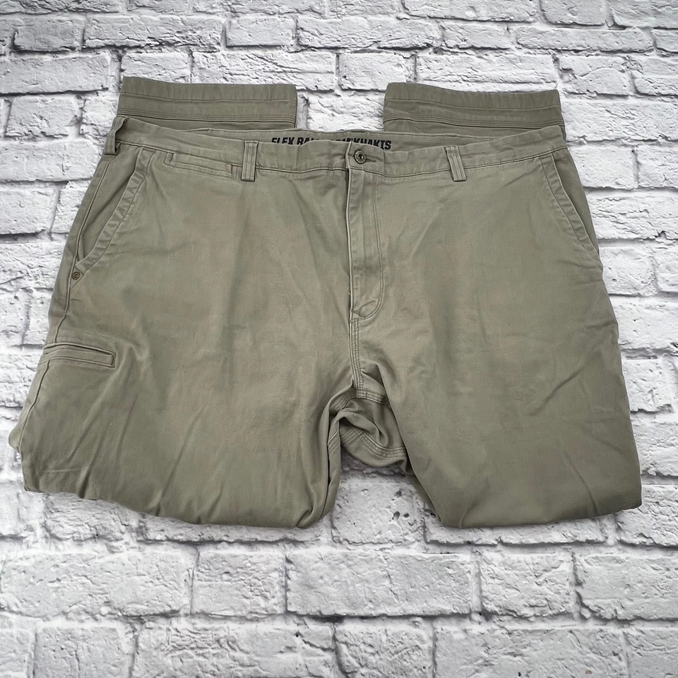 Pantalones chinos de salón Duluth Trading Flex para hombre 46x30 calce relajado Foto 2 de 4