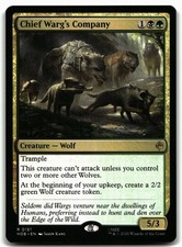 Chief Warg's Company MTG R 151 The Hobbit HOB NM