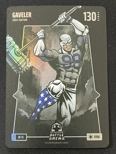 2024 Bo Jackson Battle Arena Aaron Judge Gaveler BATTLEFOIL Steel First Edition