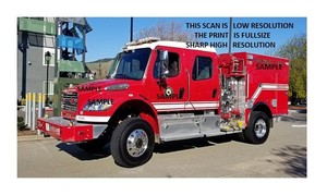 Fire Apparatus Photo CA Fremont California Freightliner Pierce BX Wildland 4x4