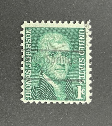 Bonita Springs, Florida Type 843 Precancel - 1 cent Jefferson - U.S. #1278 - FL