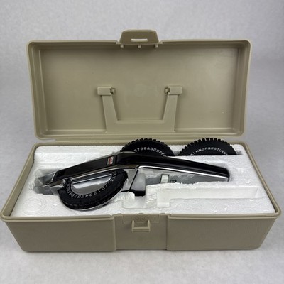 DYMO 1570 Label Maker Original Case 3 wheels *See Photos - READ