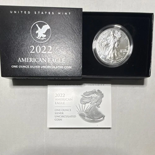 2022 $1 Silver Eagle U.S. Mint Uncirculated 1oz .999 American Eagle Coin