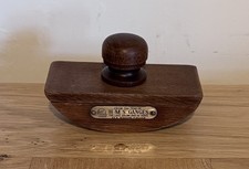 Small teak ink blotter from the timbers of HMS Ganges