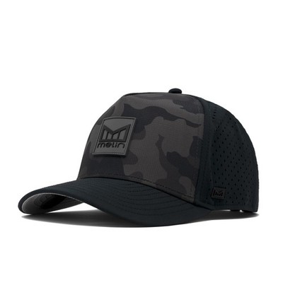 melin Odysea Stacked Hydro, Black Camo, Men's Performance Snapback Hats, Wate...