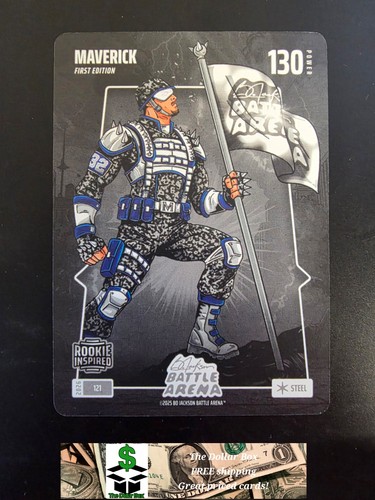 2026 Bo Jackson Battle Arena Maverick Cooper Flagg RC STEEL Card 121 Mavericks