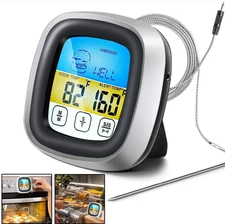 1pc Digital Kitchen Thermometer Touch Screen Meat BBQ Cooking Tool - NEW