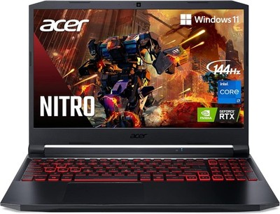 Acer Nitro 5 - 11th gen i7 processor - 16 gb ram - Gaming Laptop