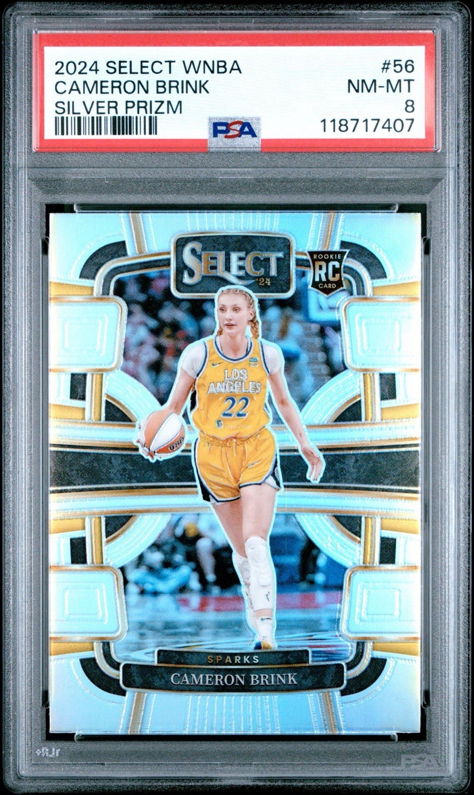 2024 Panini Select WNBA - Concourse Cameron Brink #56 Silver Prizm (RC)