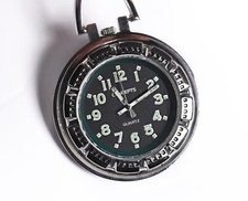 Clip on Carabiner Pocket Watch Quartz Analog, Concepts In Time NY - Watch2