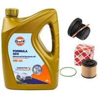 MotoröL Filter Set 0W-30 4 Liter + ÖLablassschraube FüR VW Polo 1.2 60 70 PS